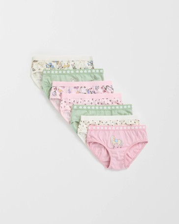 Maxx Australian Cotton 7 Pack Younger Girls Briefs