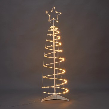 Low Voltage LED Light Up Multifunction Spiral Tree - Anko