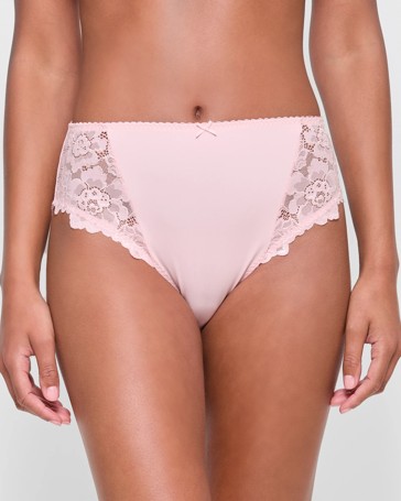 High Cut Lace Briefs