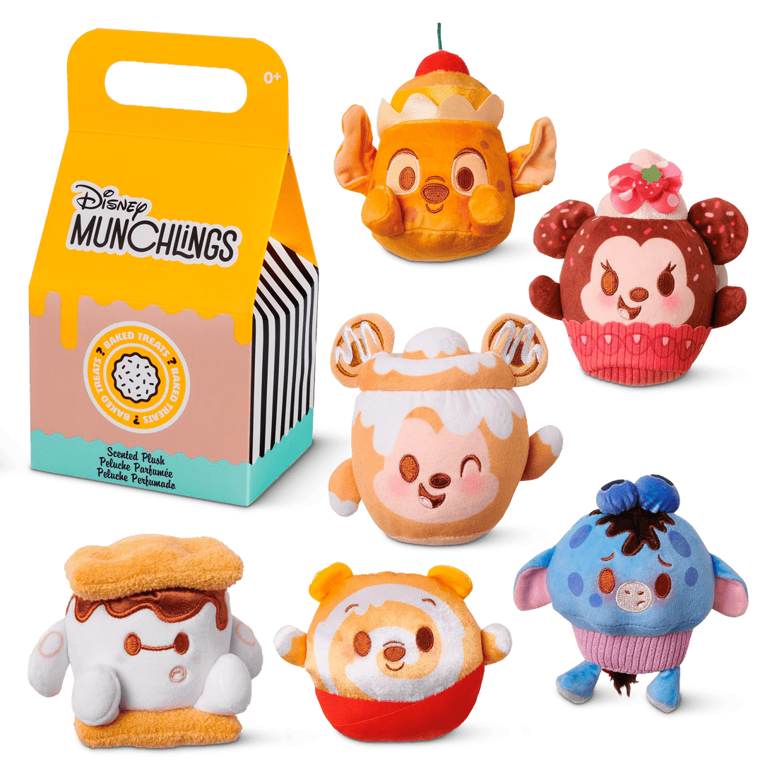 Disney Munchlings Mystery Scented Plush Baked Treats Micro 4 3/4