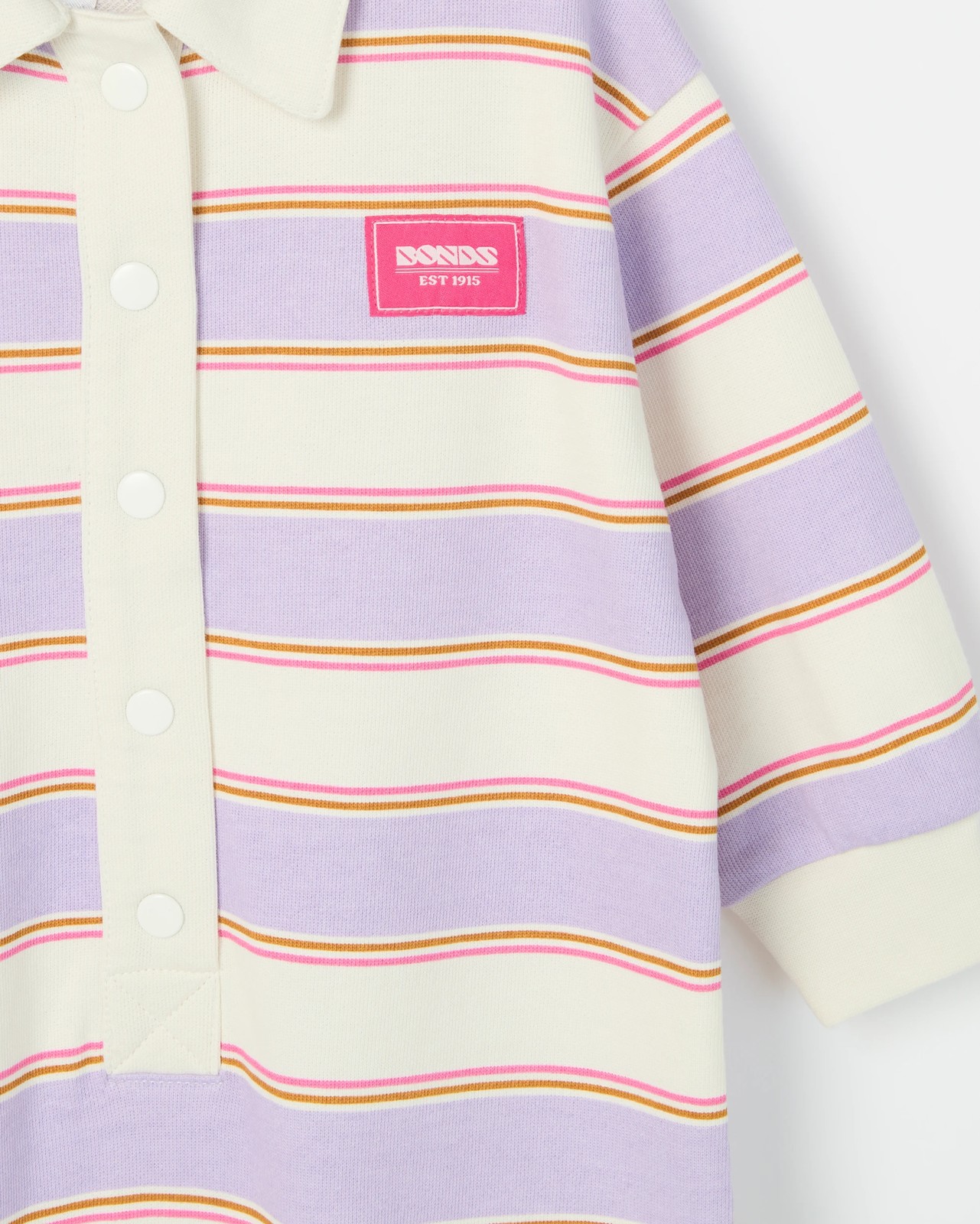 Bonds Baby Rubgy Onesie - Retro Violet 2 of 2