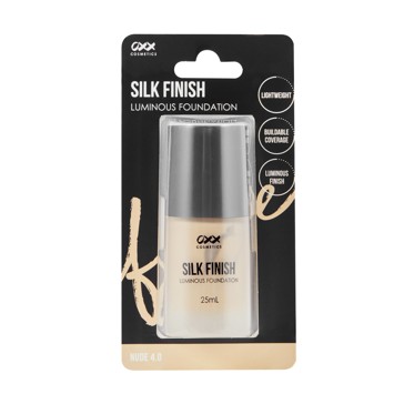 Silk Finish Luminous Foundation  Nude 4.0 - OXX Cosmetics