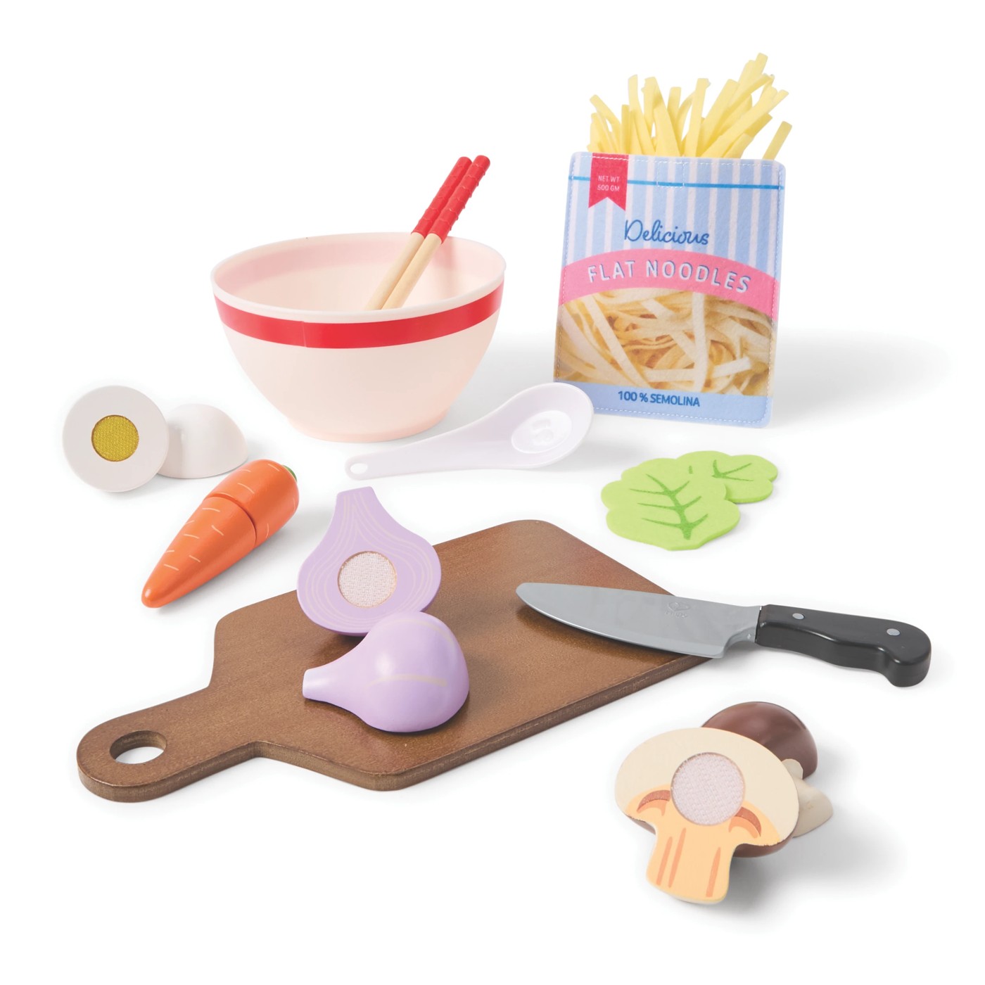 33 Piece Wooden Noodle Set 2 of 6