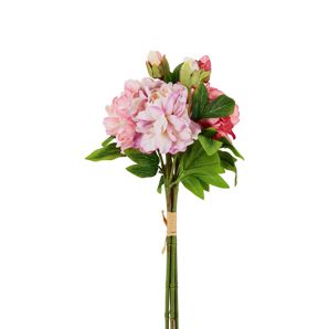 Anko Artificial Red and Pink Peony Bunch product image