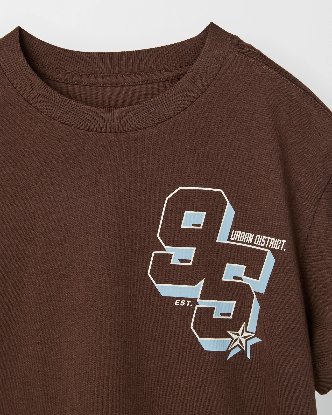 Australian Cotton Short Sleeve T-Shirt - Brown 2 of 3