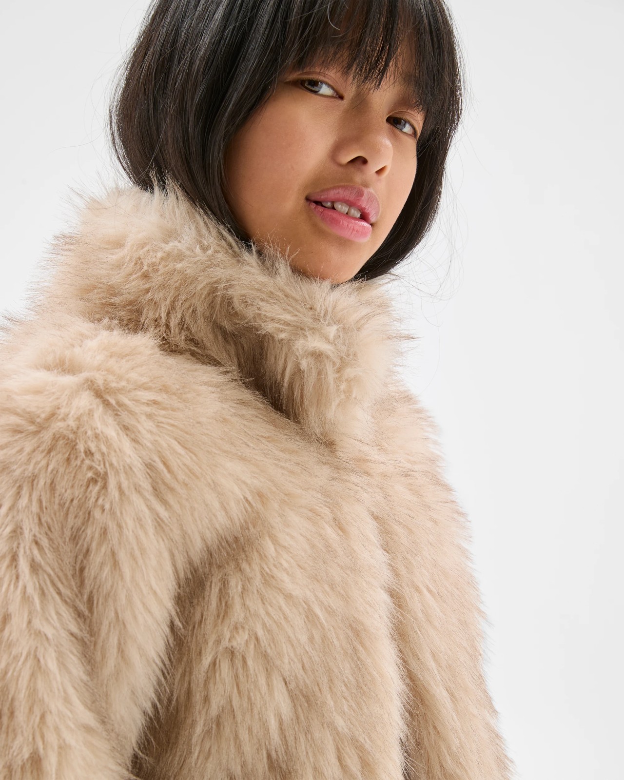 Faux Fur Longline Jacket 3 of 5