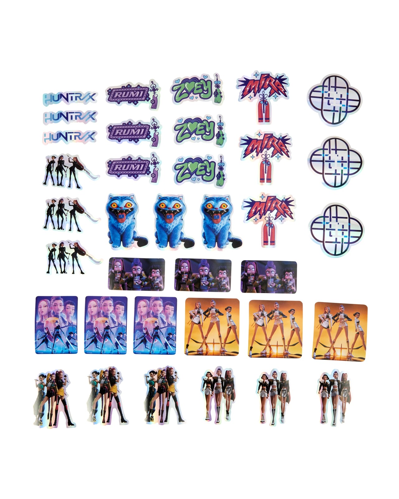 36 Piece KPop Demon Hunters Stickers 2 of 3