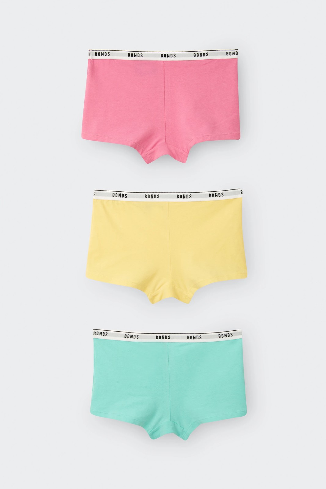 Bonds 3 Pack Girls Hipster Shorties - Multi Honeymoon 2 of 3
