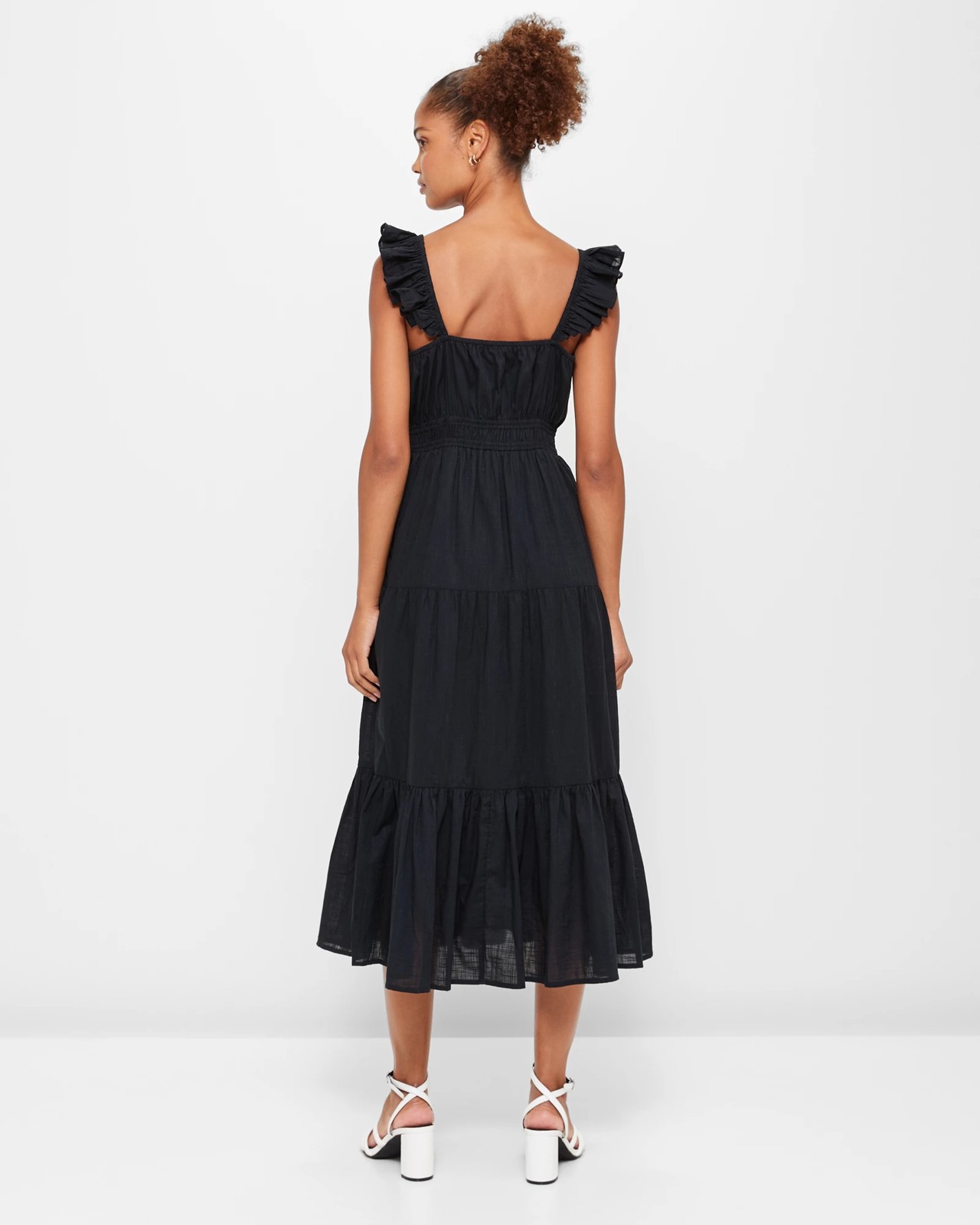Frill Sleeve Midi Dress | Target Australia