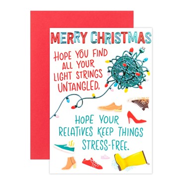 Hallmark Christmas Card - Strees Free