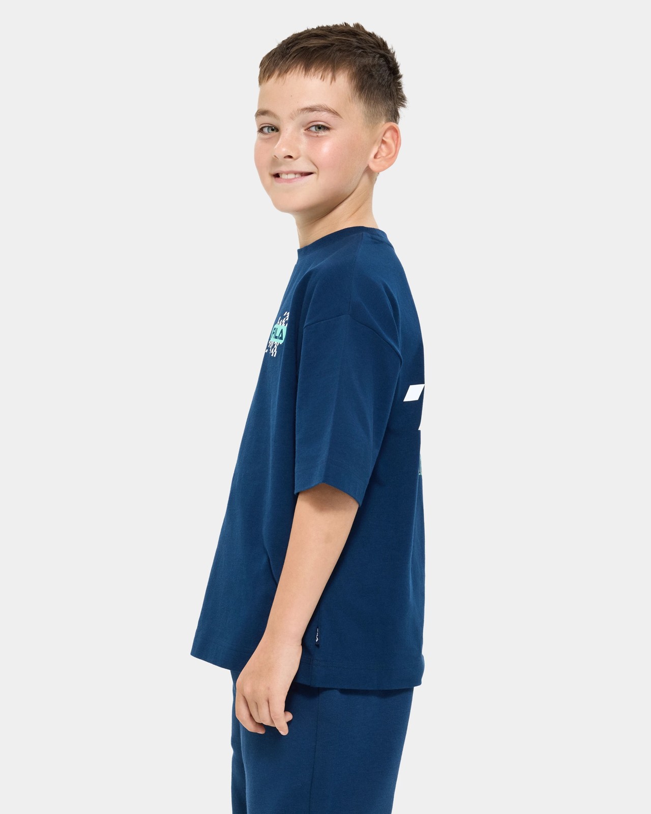 Fila Australian Cotton Hunter Short Sleeve T-Shirt - Blue 3 of 5