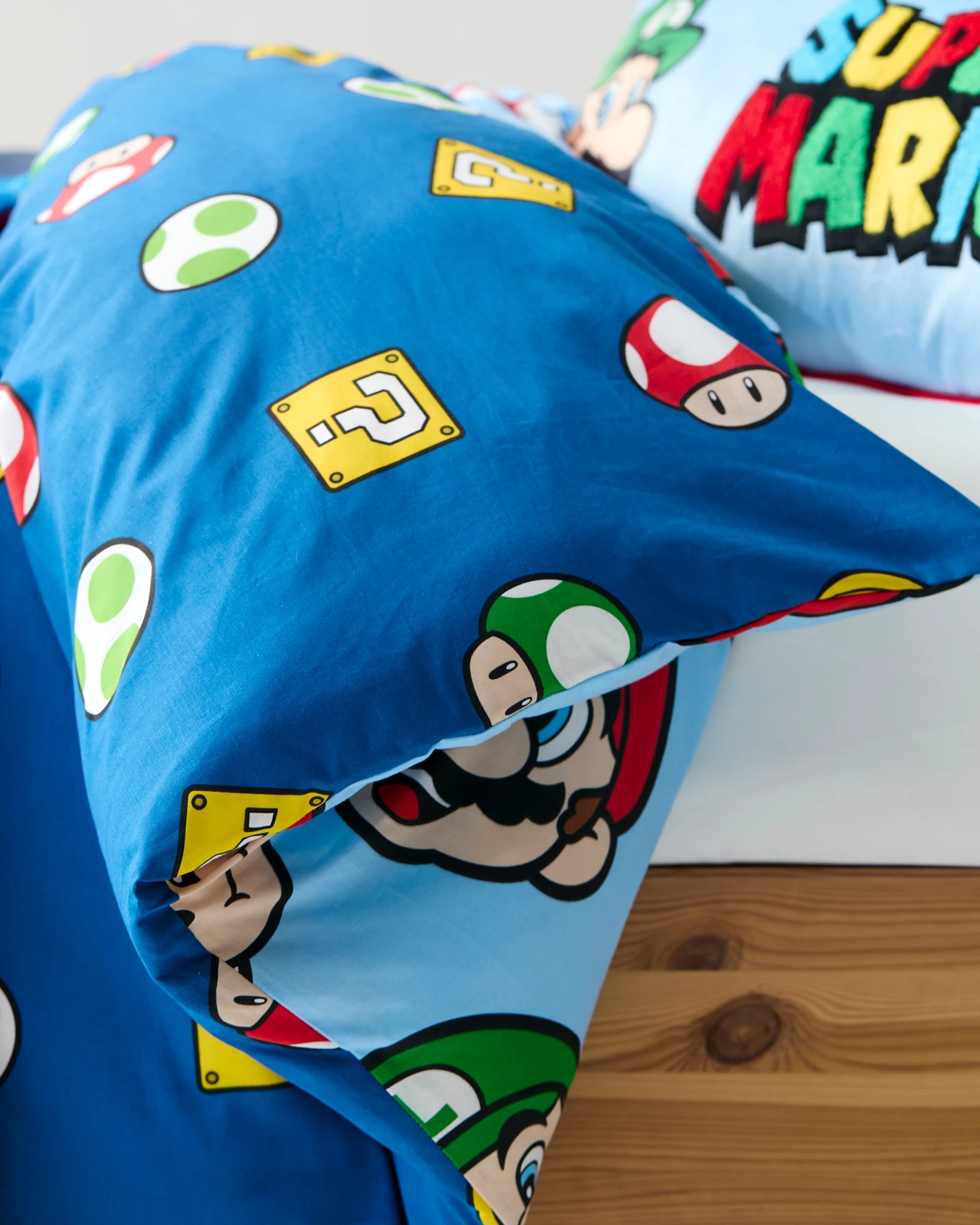 Super Mario Cotton Kids Quilt Cover Set 4 of 5