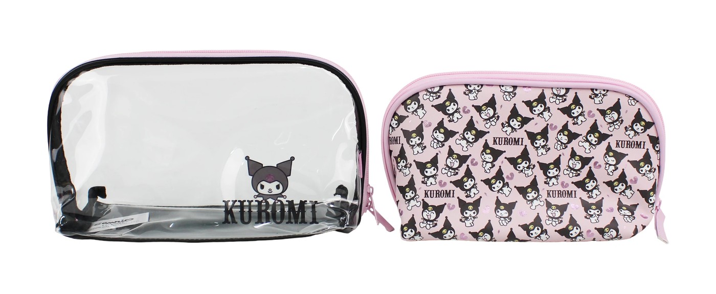 2 Pack Sanrio Hello Kitty Halloween Cosmetic Bag - Kuromi 2 of 6
