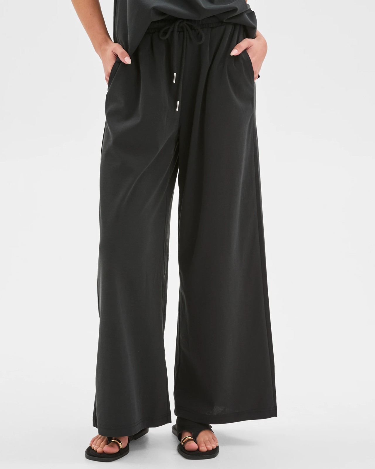 Petites Relaxed Drape Pants 3 of 5