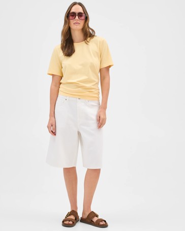 Airloom A-Line Bermuda Denim Shorts