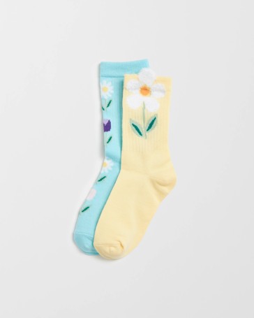 Maxx 2 Pack Kids Casual Crew Socks