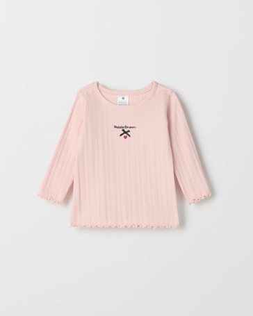 Baby Organic Cotton Long Sleeve Rib T-Shirt