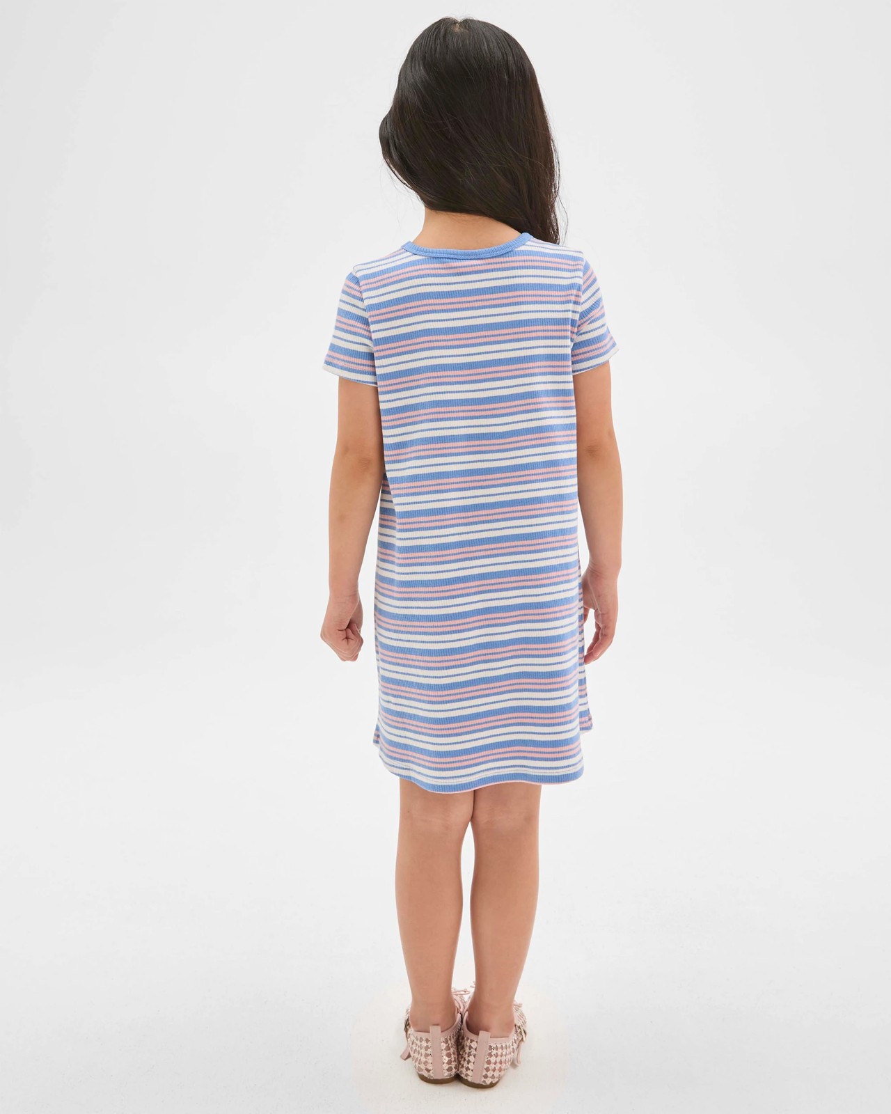Australian Cotton A-Line Rib Knit Dress 4 of 6