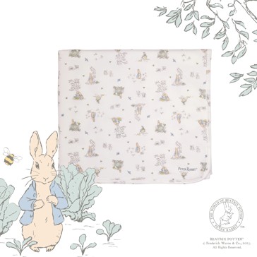 Peter Rabbit Baby Bunny Rug - White