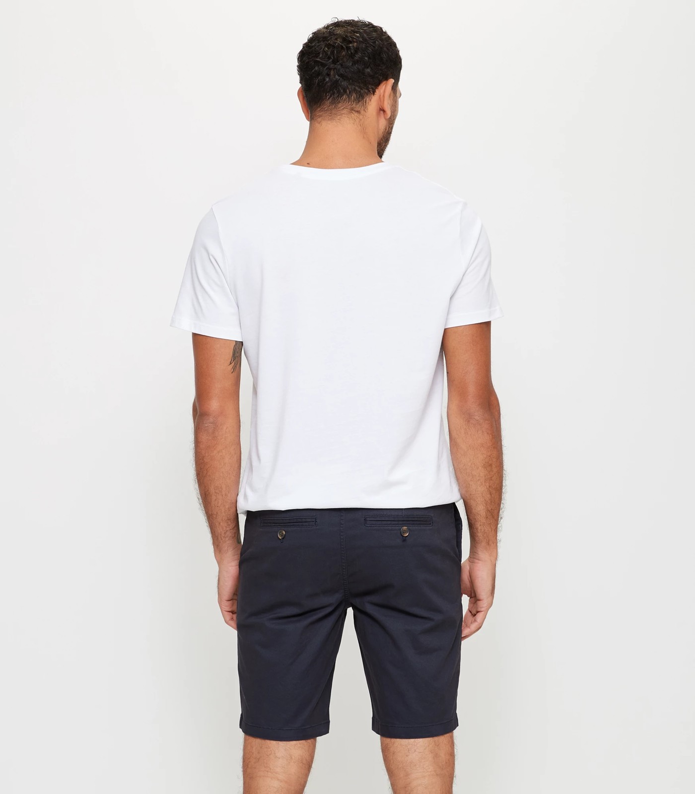 Slim Stretch Chino Shorts - Navy Blue | Target Australia
