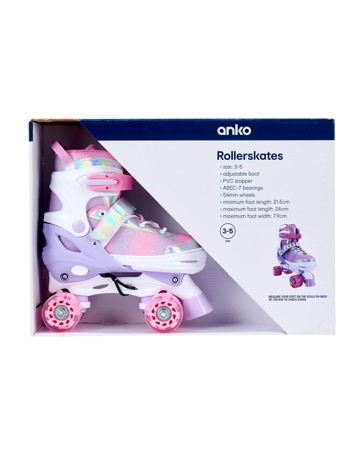 Anko Rollerskates - Pink - Size 3 to 5