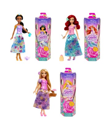 Disney Princess Spin & Reveal Fashion Doll & Accessories - Assorted*