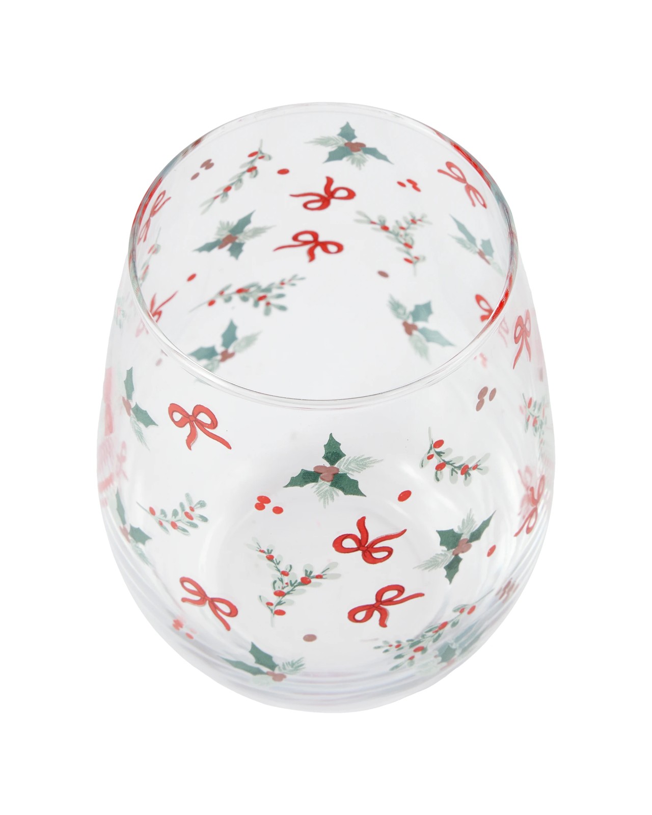 Anko 6 Holly Stemless Glasses 4 of 5