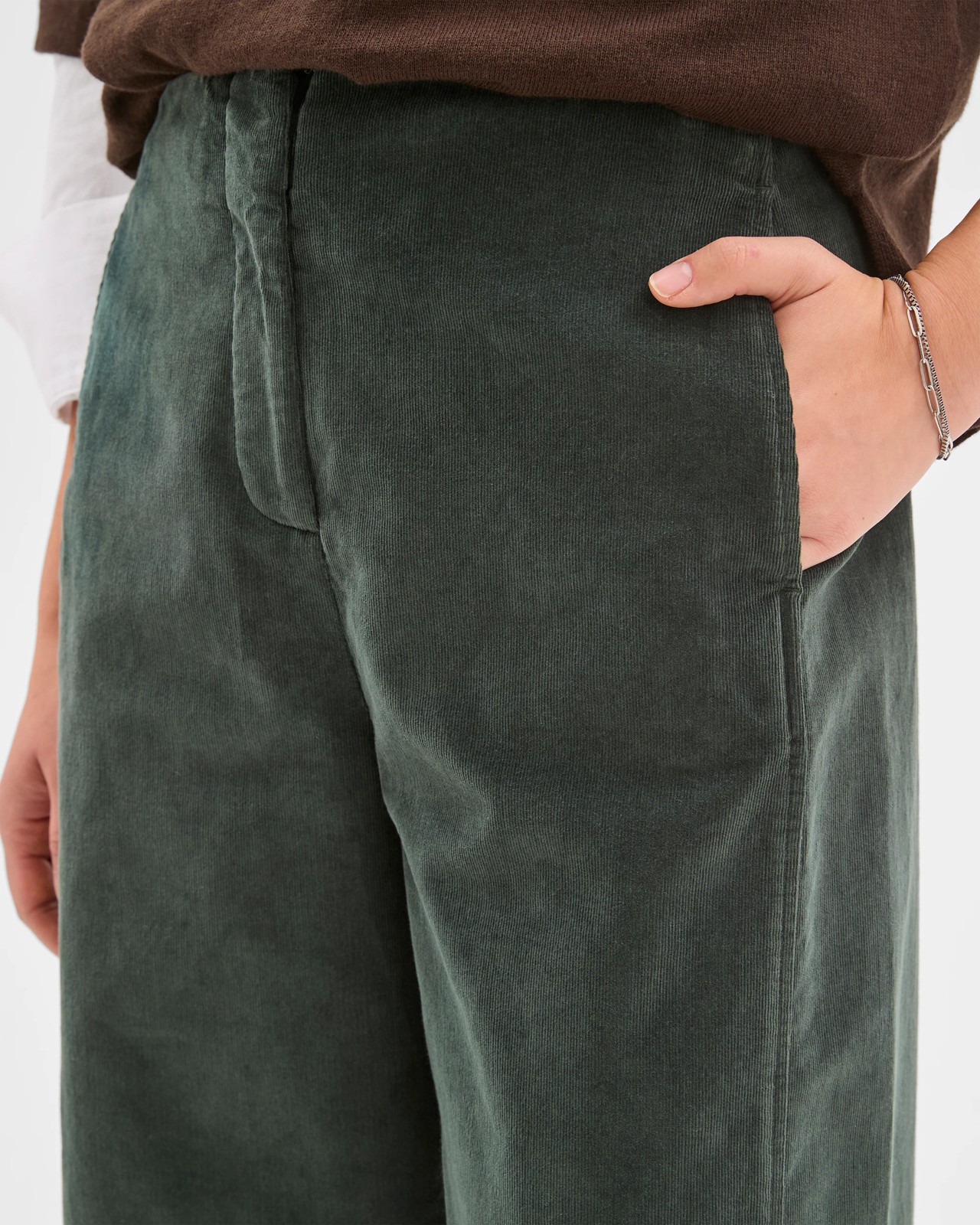 Cropped Wide Leg Cord Pants - Urban Chic 5 of 6