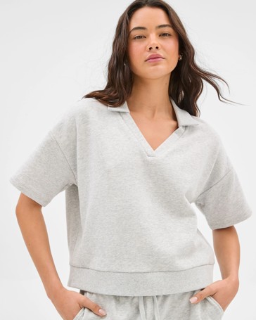 Australian Cotton Polo Fleece Top - Lily Loves