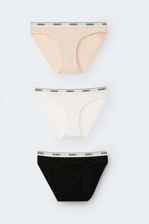 Bonds 3 Pack Girls Hipster Bikini Briefs