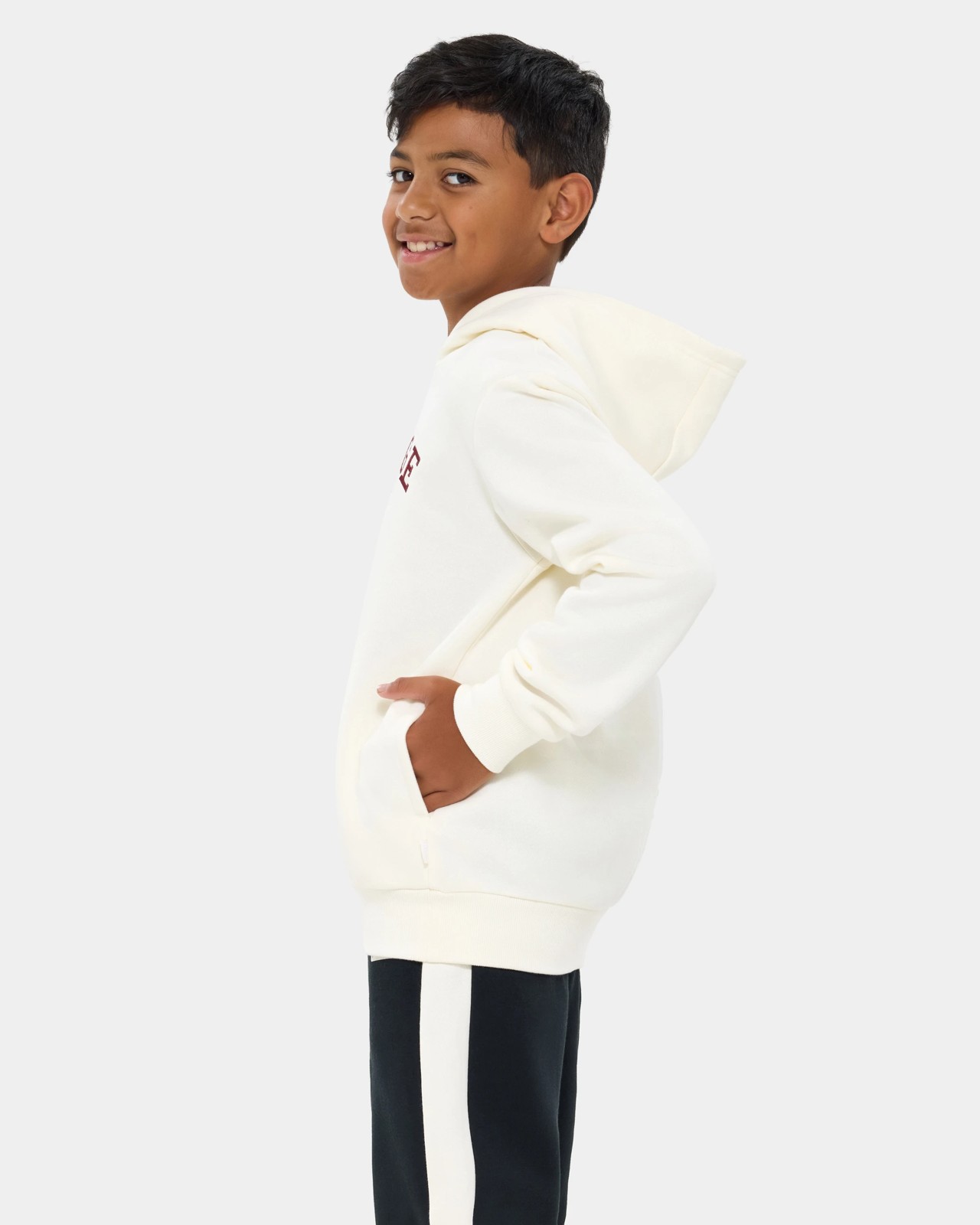 Fila Big Boys Michael College Hoodie - Gardenia 3 of 6