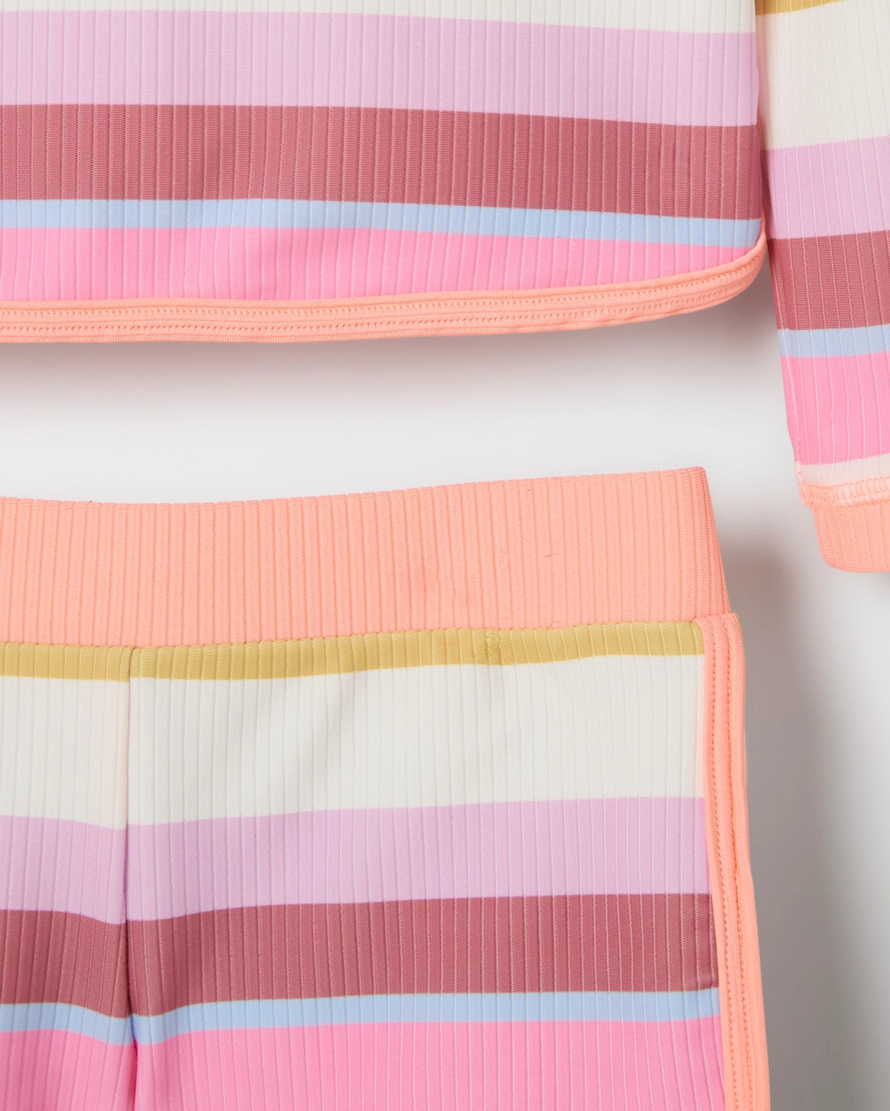 Long Sleeve Swim Rashie and Shorts Set 2 of 2