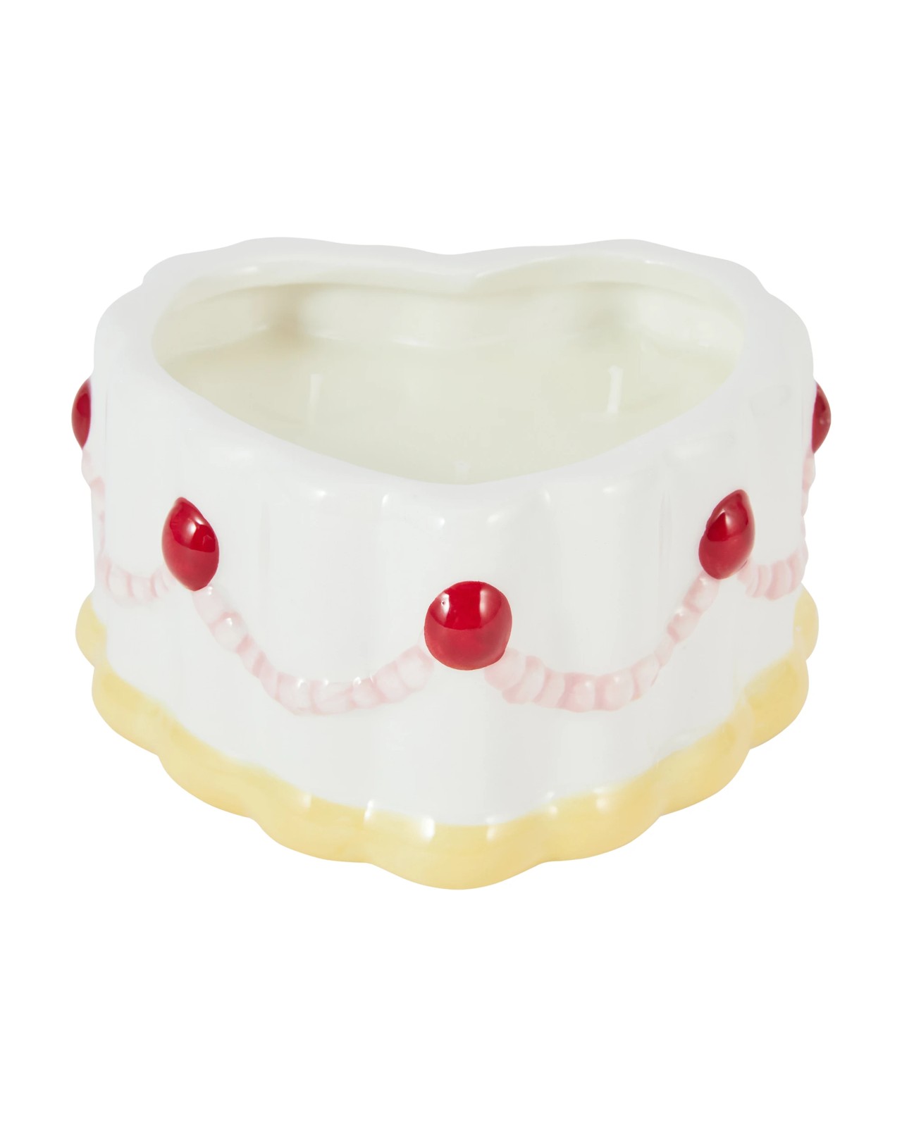 Anko Ceramic Heart Tea Cake Candle 2 of 5