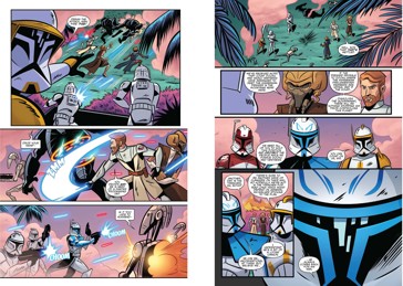 Disney Star Wars Adventures: The Clone Wars Battle Tales Graphic Novel - Book