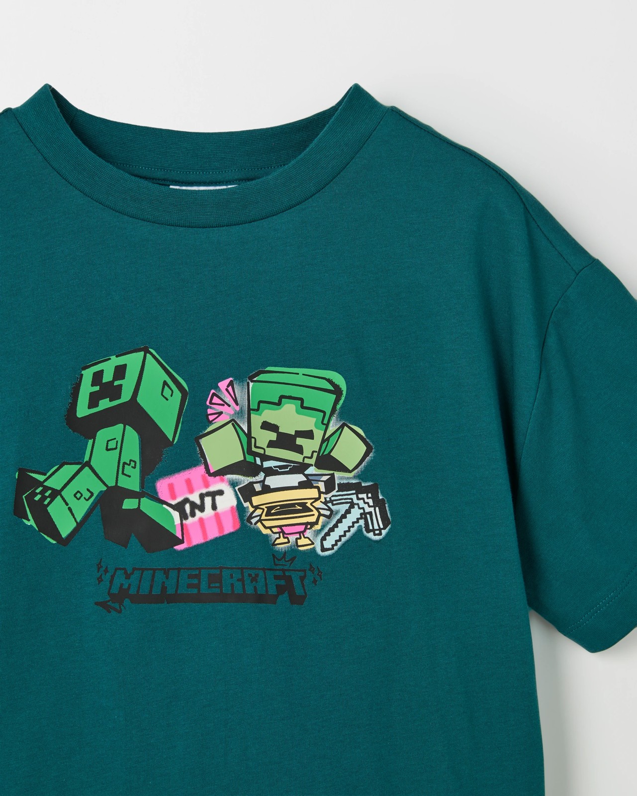 Minecraft Australian Cotton Older Boys Oversized Knit Pyjama Set 2 of 4