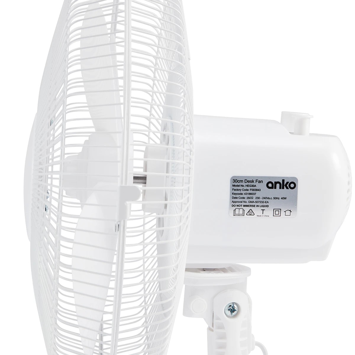 Anko 30cm Chrome Bench Fan 4 of 6
