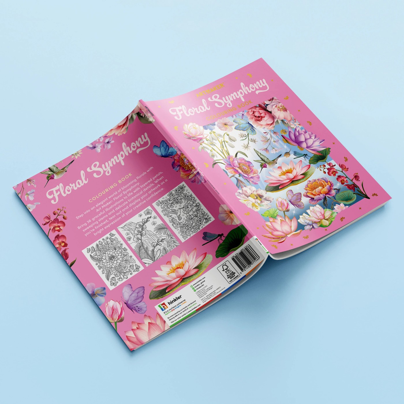 Art Maker Floral Symphony Colouring Book 5 of 5
