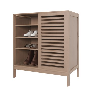 Anko Walnut Look Shoe Cabinet