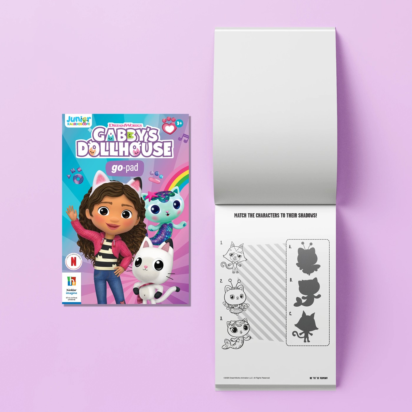 DreamWorks Jr Kaleidoscope Gabby's Dollhouse Go-Pad - Book 4 of 5