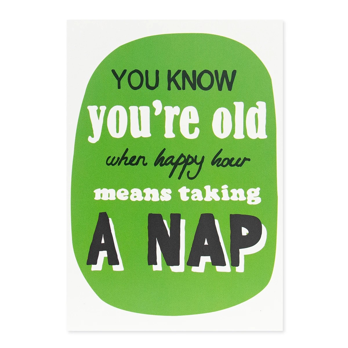 Connections from Hallmark Humorous Birthday Card - A Nap 3 of 3