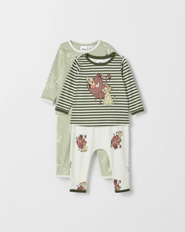 Disney Lion King Organic Cotton 2 Pack Baby Knit Pyjama Set