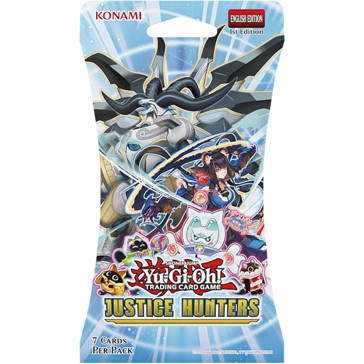 Yu-Gi-Oh! TCG Justice Hunters 7 x Card Blister Pack - Assorted