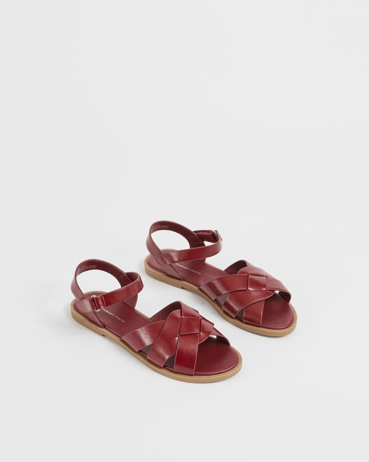 Summer Sandals - Burgundy 2 of 3
