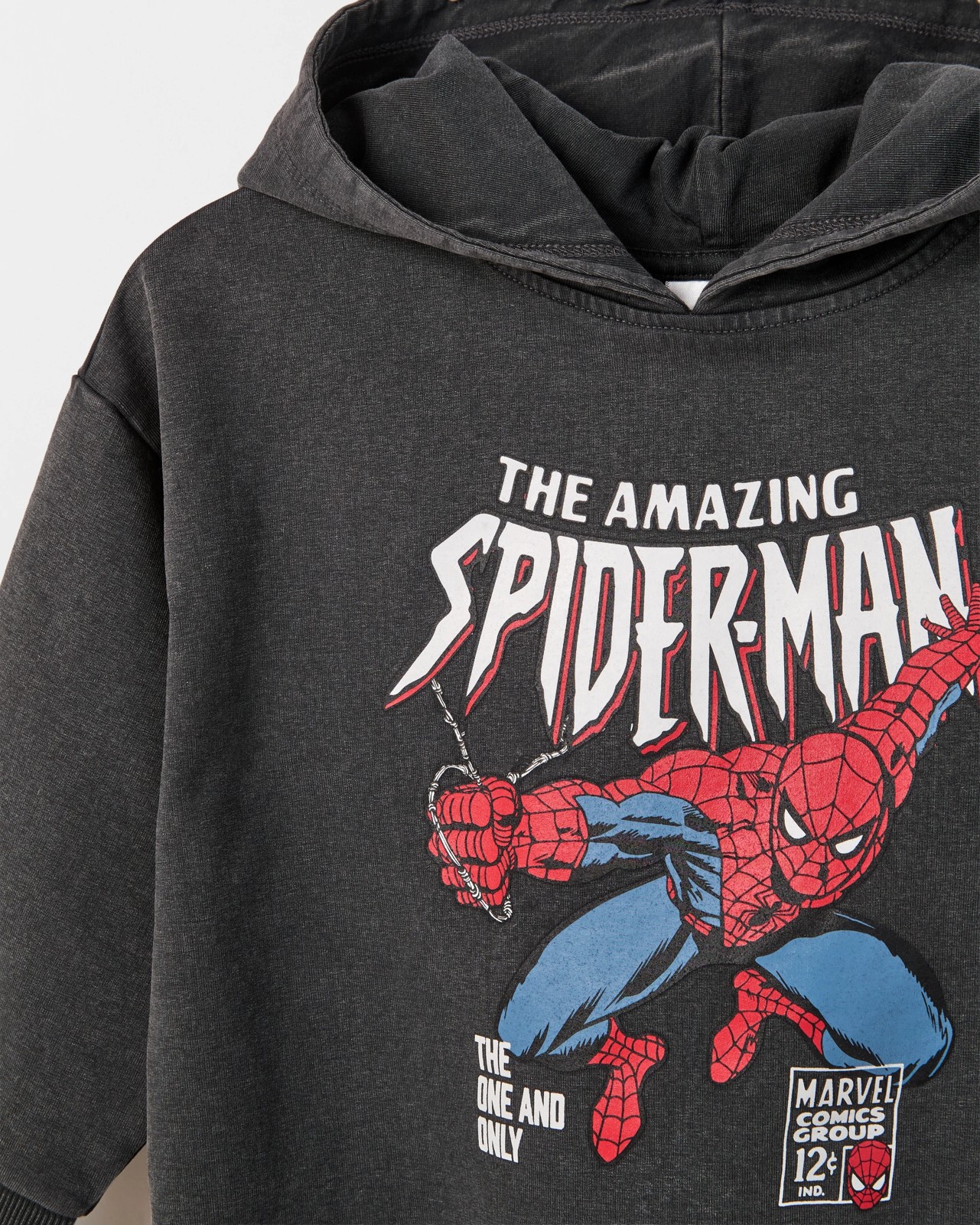 Marvel Spider-Man Australian Cotton Oversized Washed Sweat Hoodie 2 of 2