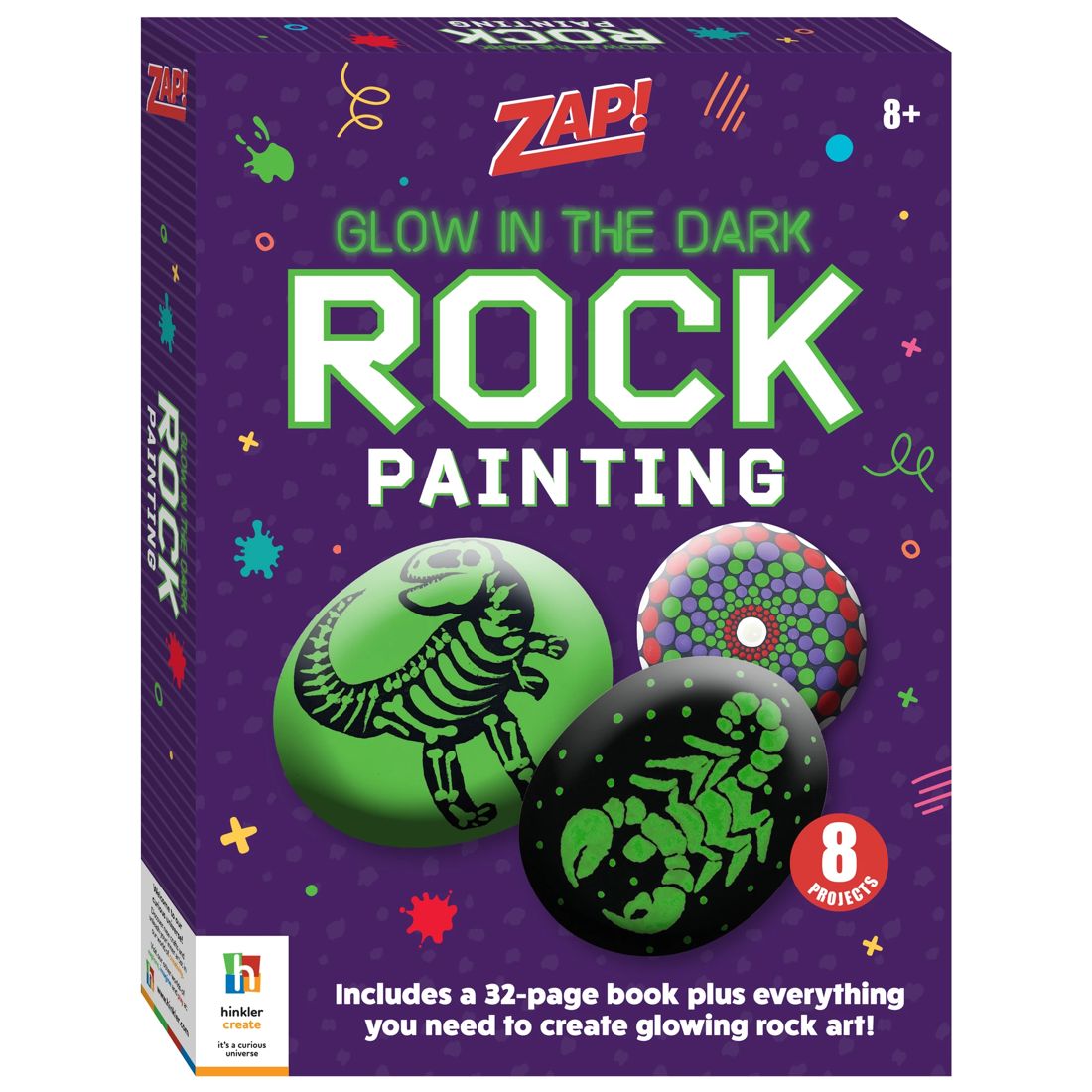 Zap! GlowintheDark Rock Painting Target Australia