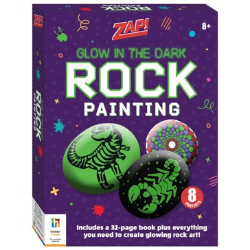 Zap! Glow-in-the-Dark Rock Painting