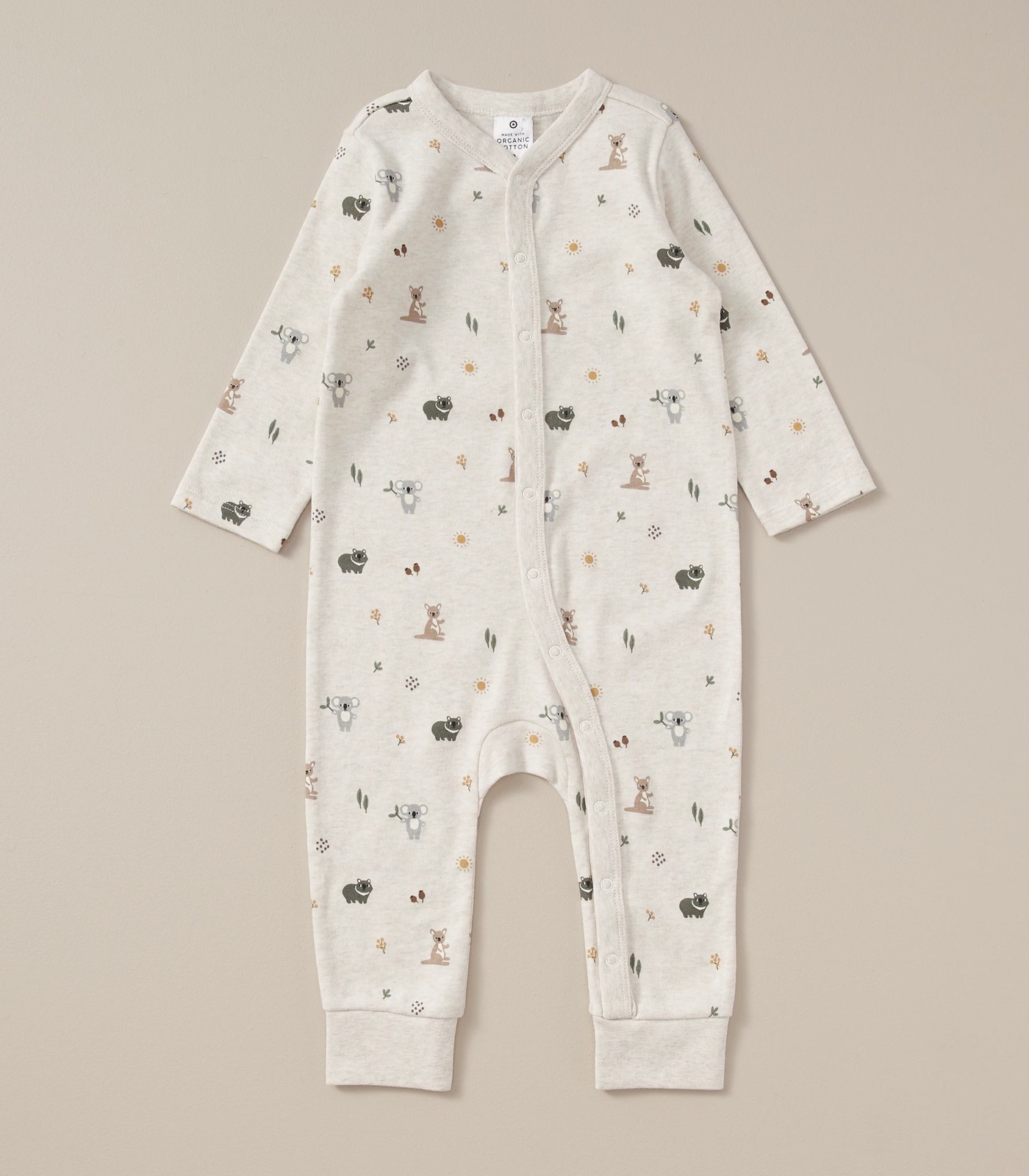 3 Pack Baby Organic Cotton Snap Coveralls 5 of 6