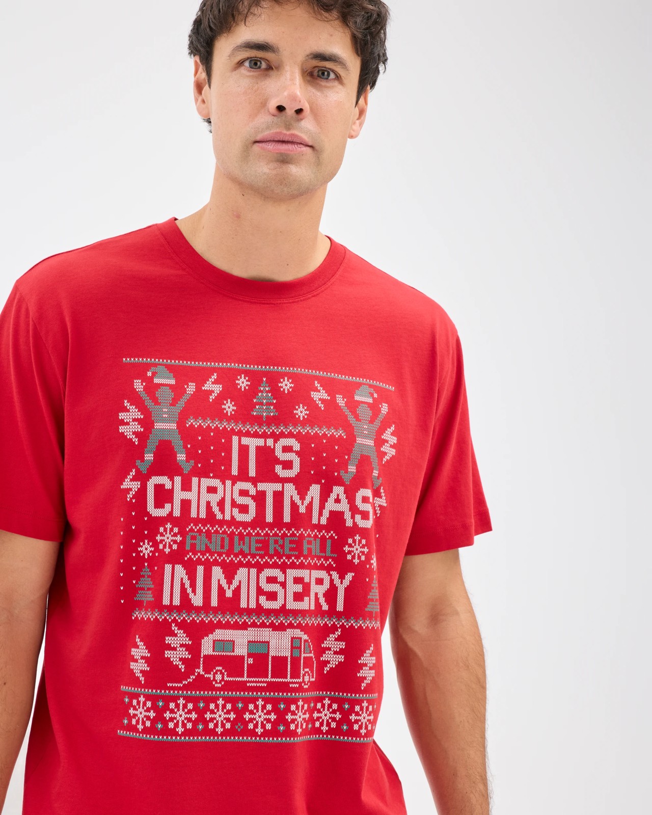 Australian Cotton Christmas In Misery T-Shirt 3 of 5