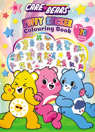 Care Bears Puffy Sticker ColouringÂ Book
