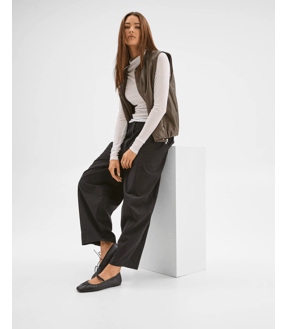 Lily Loves Australian Cotton Blend Pull On Pleat Pants